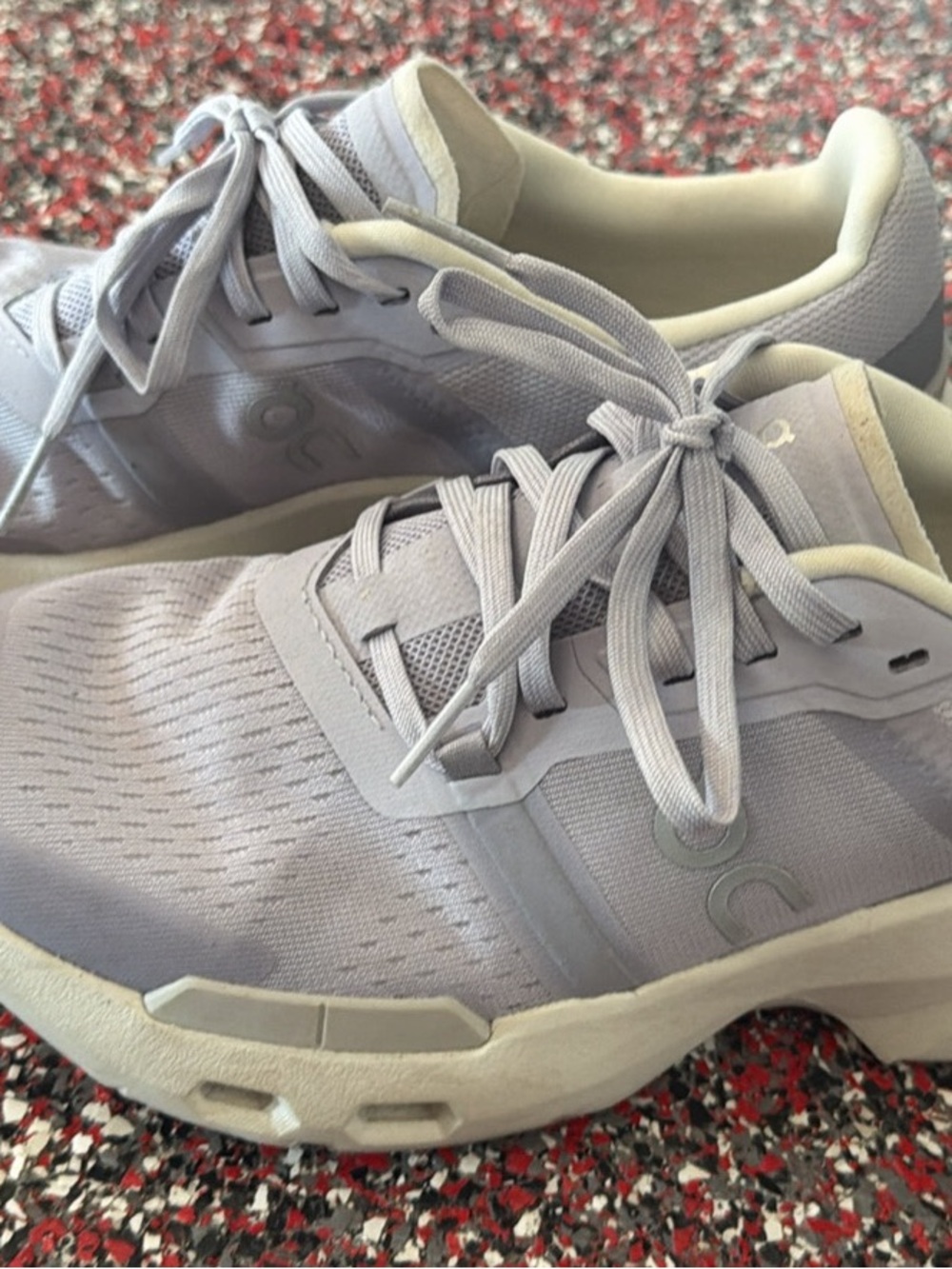 Women's Athletic Running Shoes - Light lavender  Lace-Up Sneakers